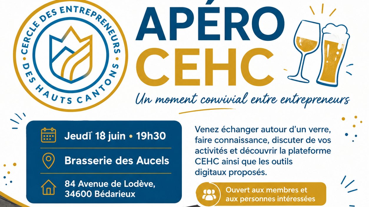 Couverture — 🍻 Apéro CEHC – Jeudi 18 juin à 19h30